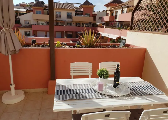 Terrazas Del Duque 2, Terrace, Sea View, Only 300 M To Beach, Heated Pool, Wifi Internet, Dishwasher, Washing Machine * 아데제