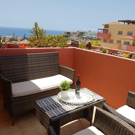 Lägenhet Terrazas Del Duque 2, Terrace, Sea View, Only 300 M To Beach, Heated Pool, Wifi Internet, Dishwasher, Washing Machine