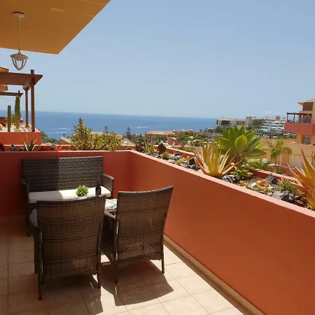 Terrazas Del Duque 2, Terrace, Sea View, Only 300 M To Beach, Heated Pool, Wifi Internet, Dishwasher, Washing Machine Lägenhet Costa Adeje (Tenerife)